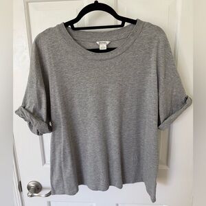 Monki Barka Organic Cotton Gray Heather T-Shirt